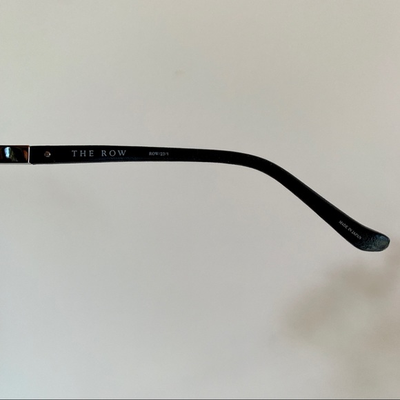 The Row x Linda farrow black round sunglasses - Picture 4 of 5